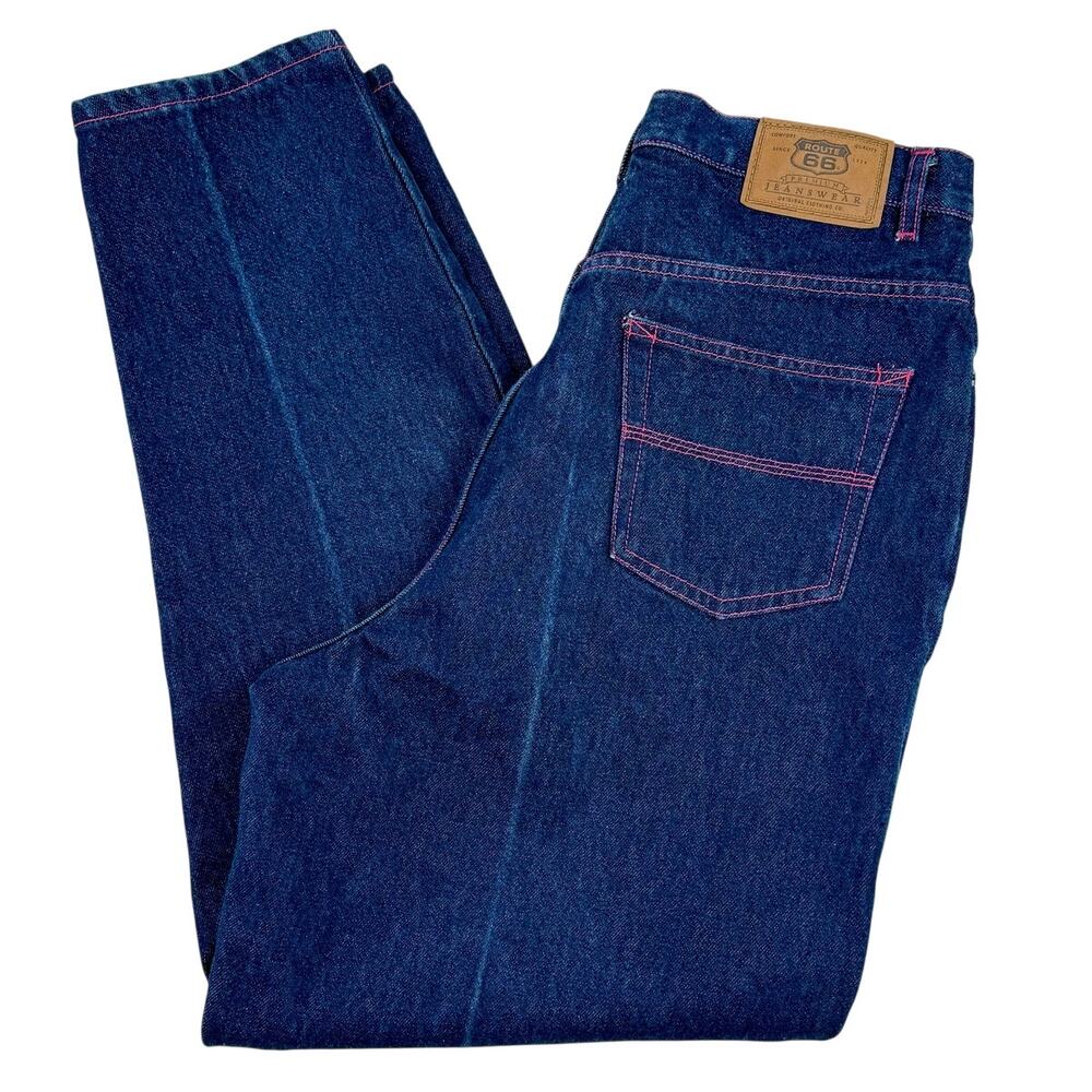 Route 66 Relaxed Fit Carpenter Jeans Blue Denim Workwear Skater Y2K Size 13/14